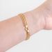 Pulseira em Ouro Amarelo 18k Lacraia com Fecho Boia